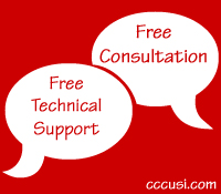cccusi free consultation and technical support